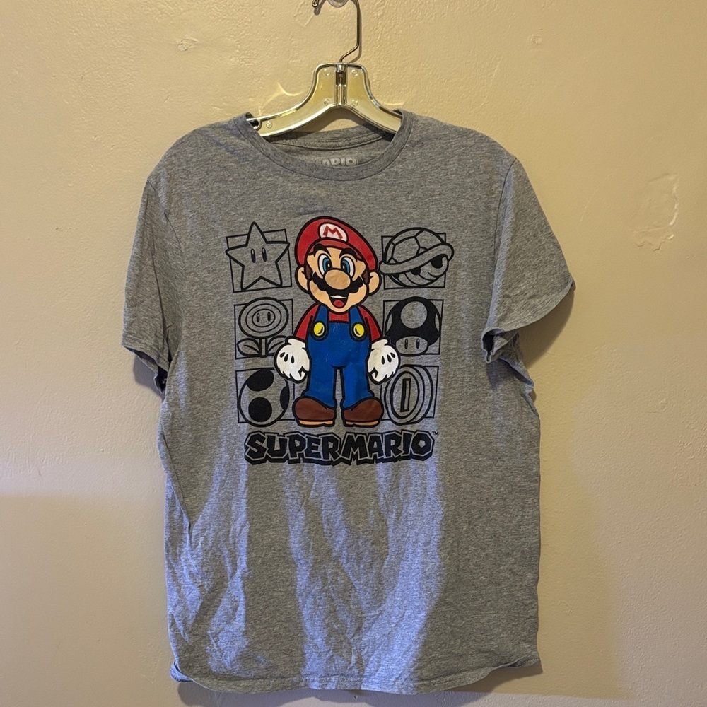Nintendo Gray Super Mario Tee